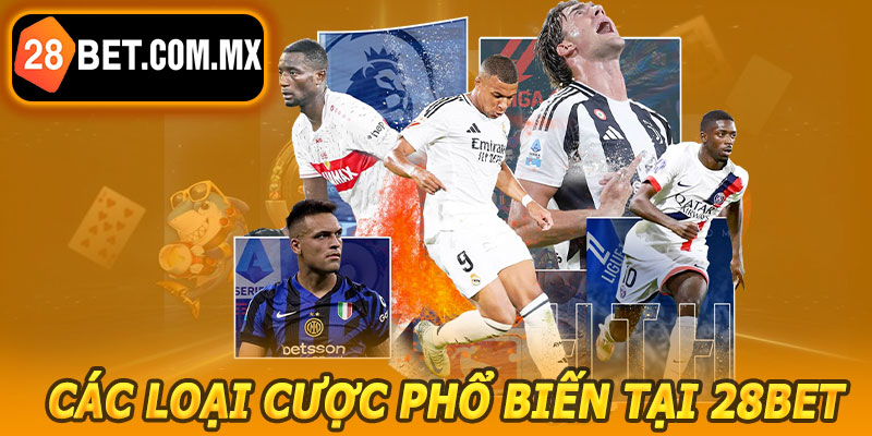 Các Loại Cược Phổ Biến Tại 28BET